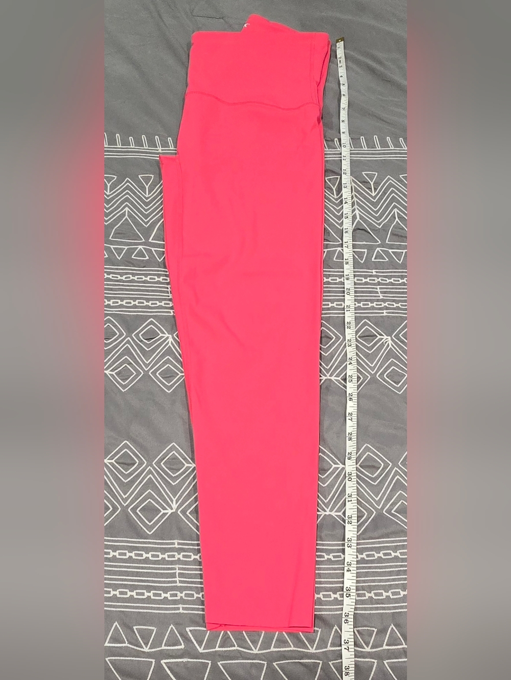 SPANX High Waisted Booty Boost Leggings In Hot Pink Size XL - Picture 2 of 8